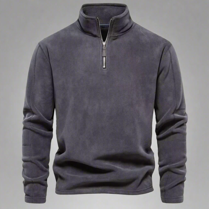 Fleece Pullover Herren | Kuscheliges Design mit halbem Reißverschluss