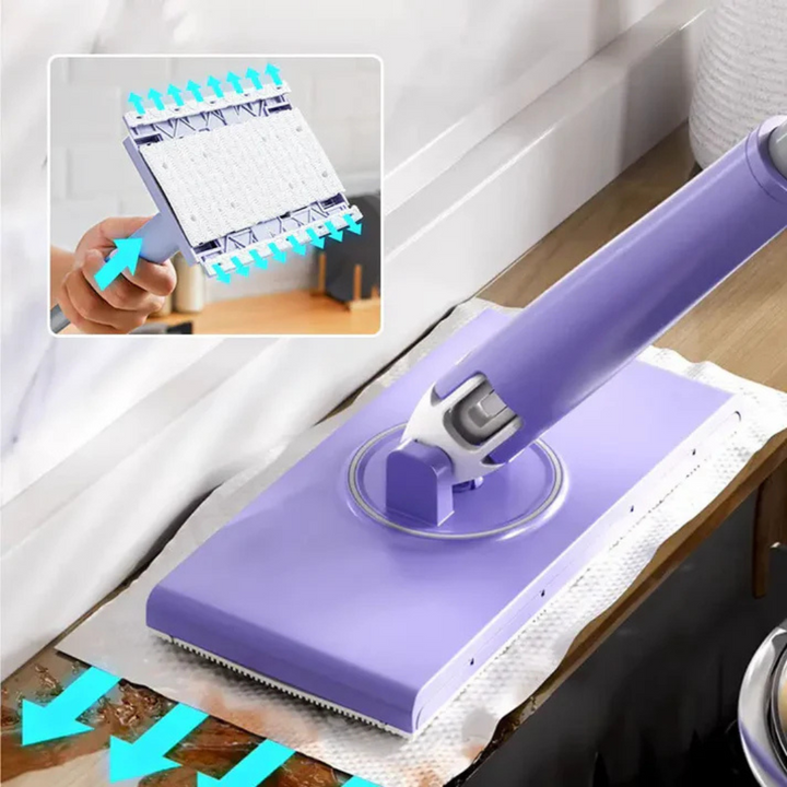 Freihändiger Reinigungsmopp für Feuchttücher | Hygienisch und ohne Bücken