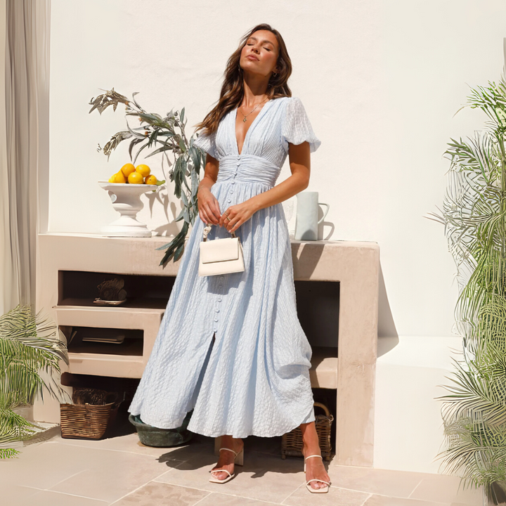 Sommerkleid für Damen - Vintage Maxikleid für Hochzeiten