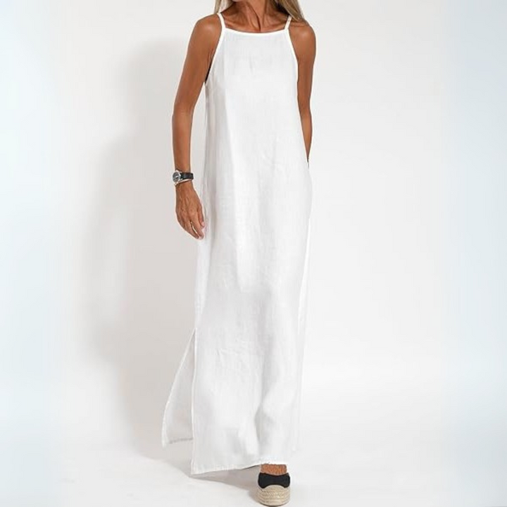 Elena Träger-Kleid | Elegantes Maxikleid mit Neckholder für Frauen