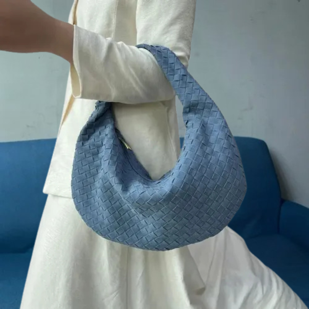 Jodie Suede Tasche | Große gewebte Damenhandtaschen Sommertrend 2024