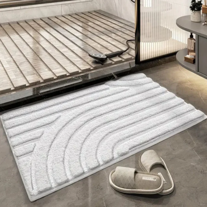 Cloud Luxe Beflockungsmatte | Premium Badteppich mit wolkenweicher Oberfläche