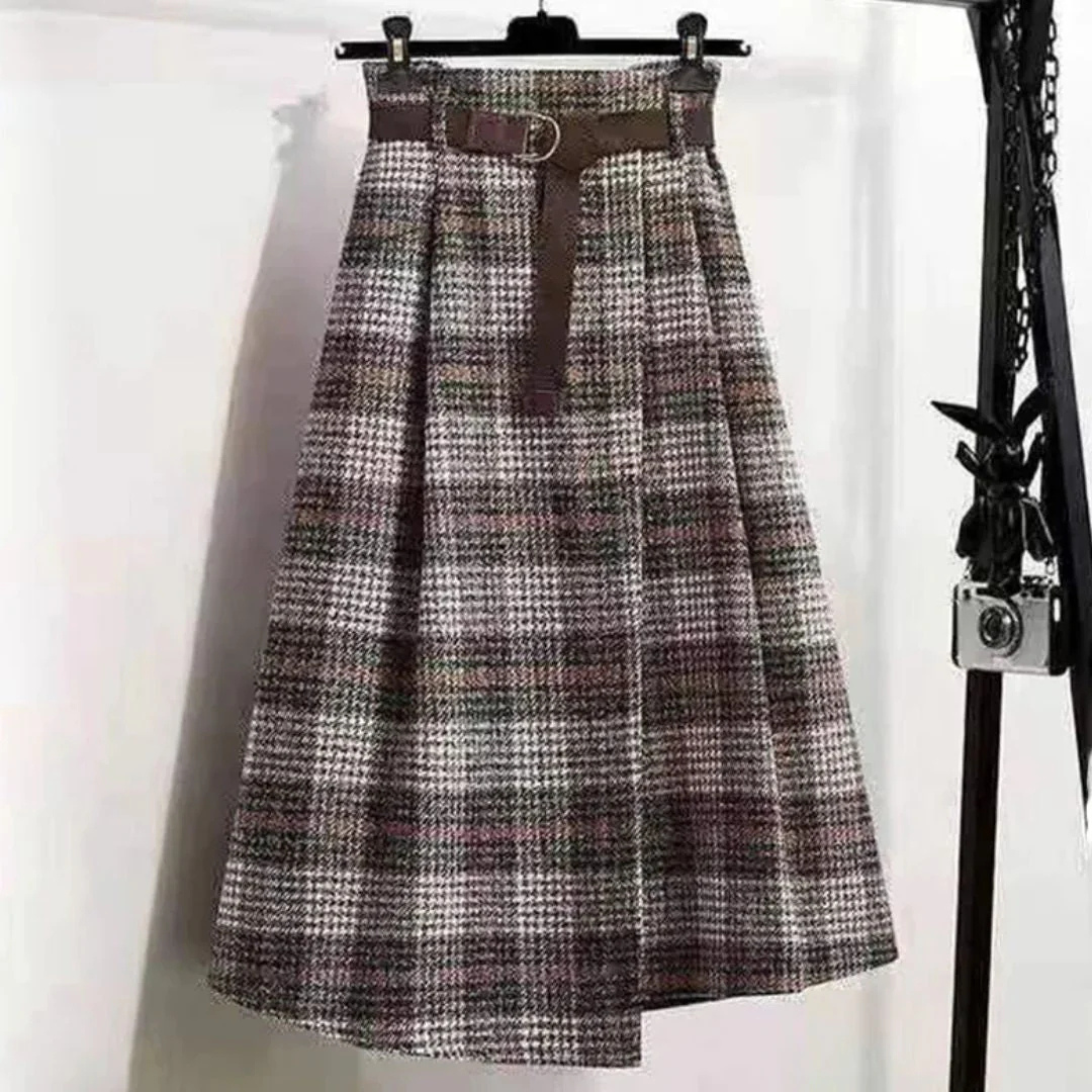 Gabriele Karorock Oktoberfest | Eleganter Damen Rock mit Glencheck-Muster