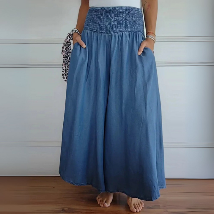 Gisela Palazzo-Hose | Bequeme Weite-Hosen mit High-Waist für Frauen