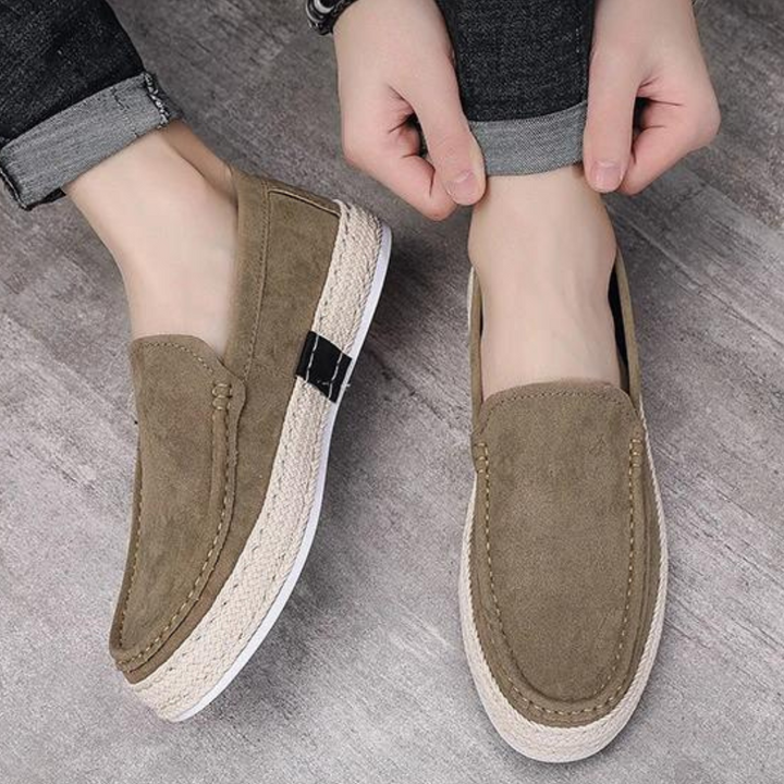 Komfort Loafers | Slipper Loafer für Männer aus Segeltuch