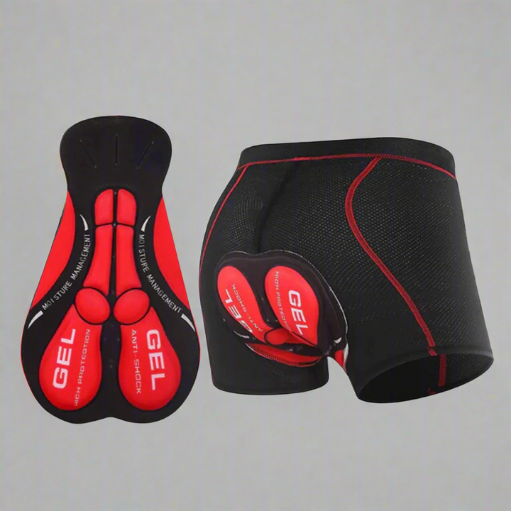 Sommer-Komfort-Fahrradhose | Atmungsaktive und bequeme Radunterhose mit Gel-Polster für lange Fahrten