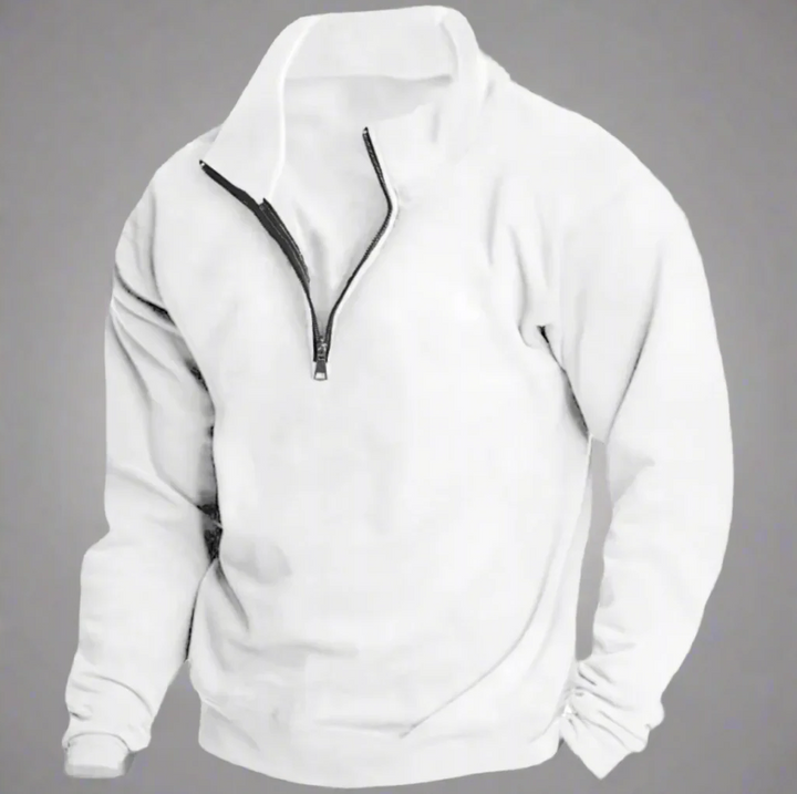 Leichter Winter-Fleecepullover | Stehkragenpullover für kalte Tage