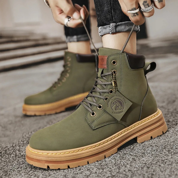 Ultraleichte Delta Stiefeletten für Kalte Tage - Klassische Wasserdichte Schnürstiefel für Herren