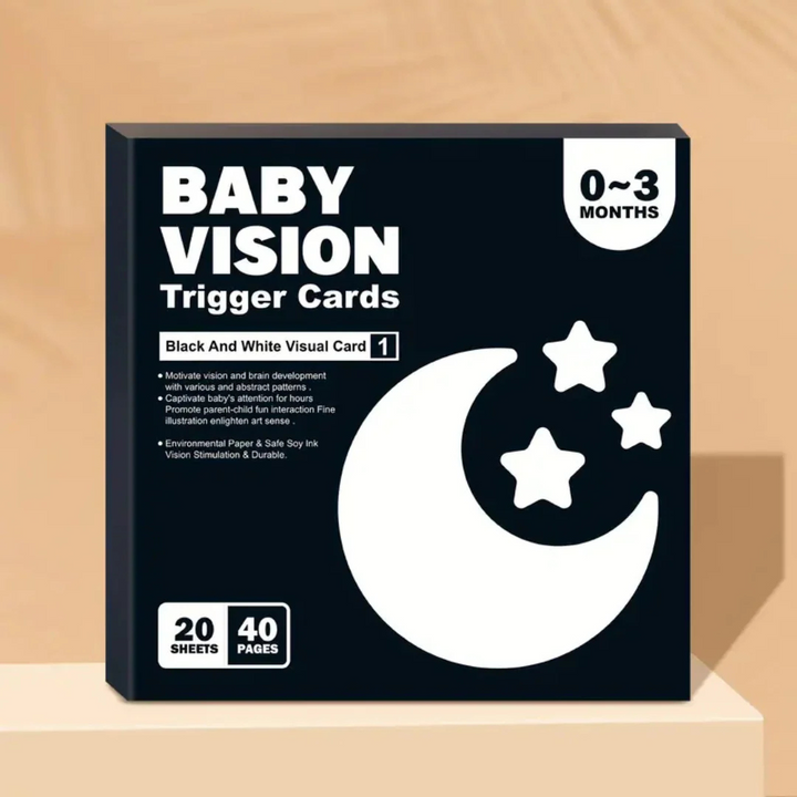 Baby's Erste Schwarz-Weiß-Bildkarten
