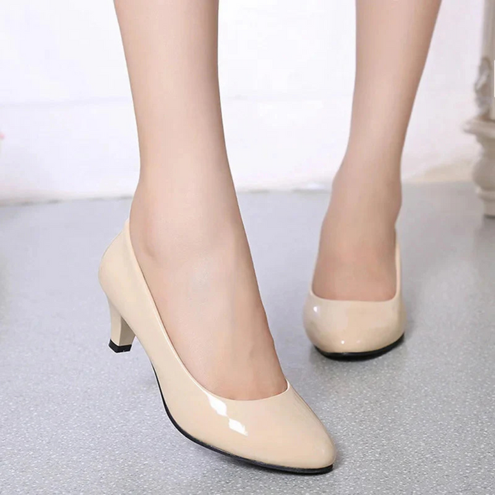Anna Trachtenpumps Oktoberfest | Elegante Damen Schuhe mit niedrigem Absatz