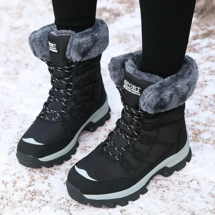 Warme Damenwinterstiefel | Outdoorstiefel mit atmungsaktiver Außenschicht