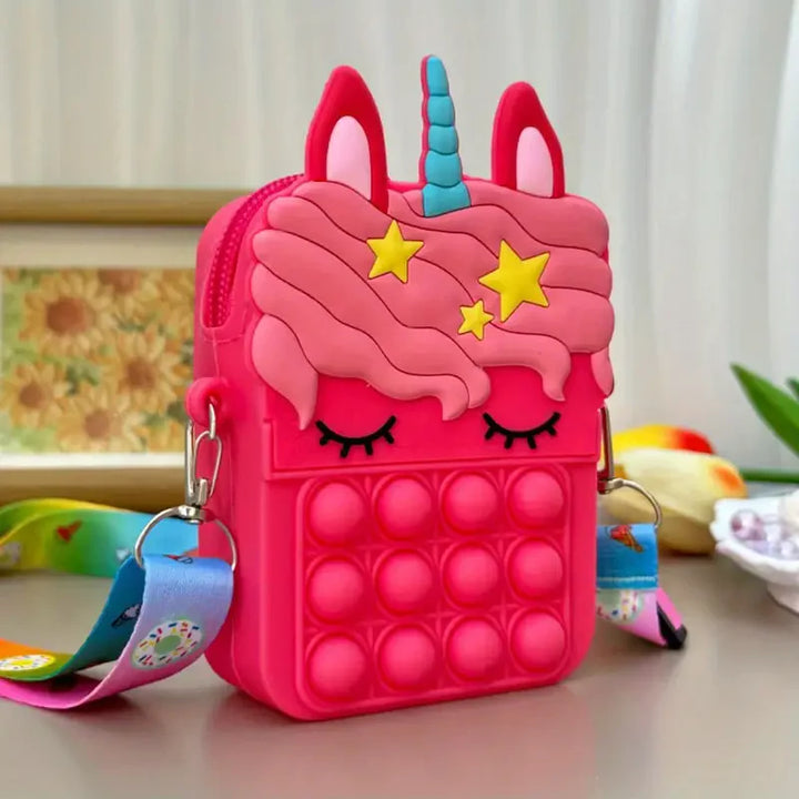 Unicorn Pop-it Tasche