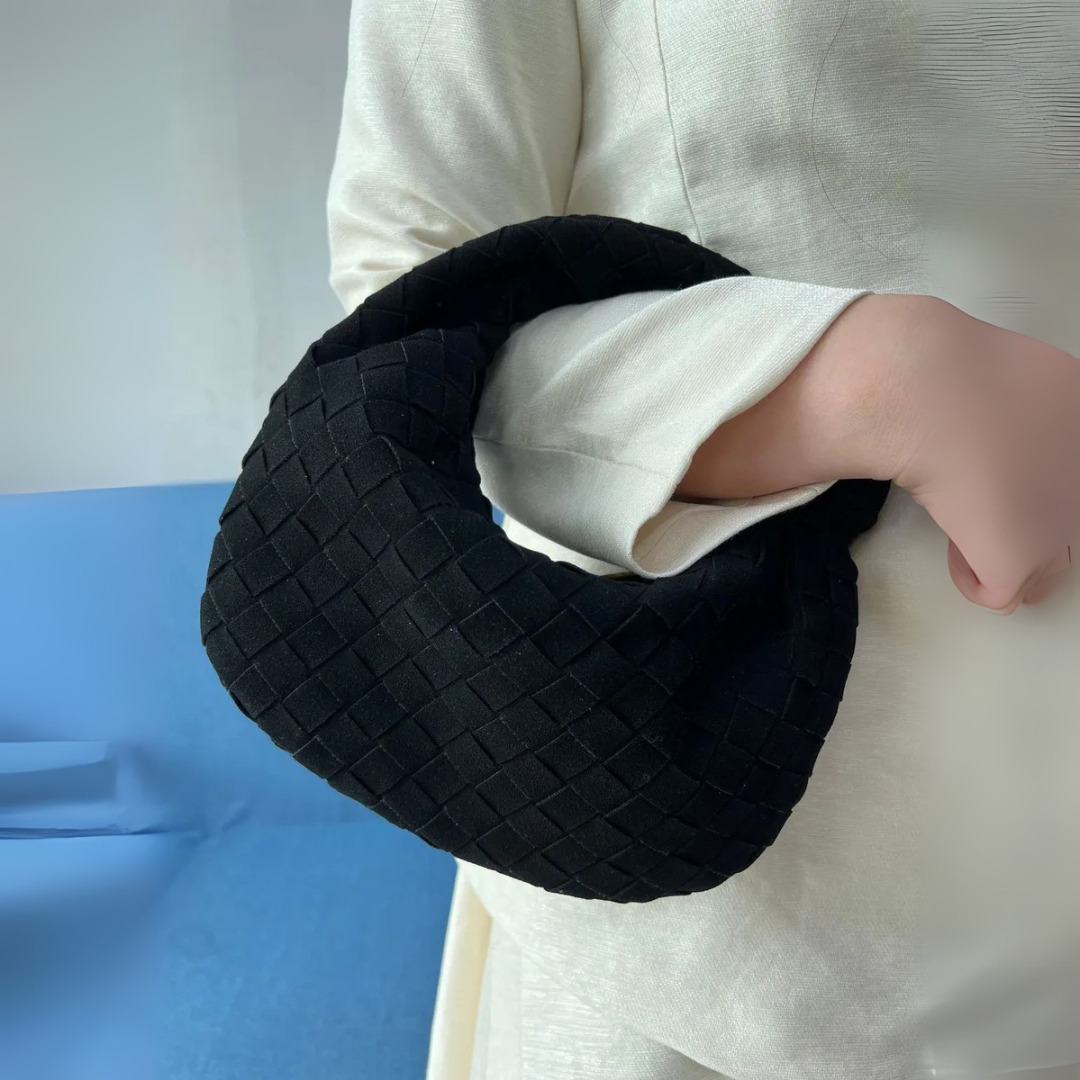 Mia Ledertasche | Geflochtene Damen Sommertasche für den Alltag