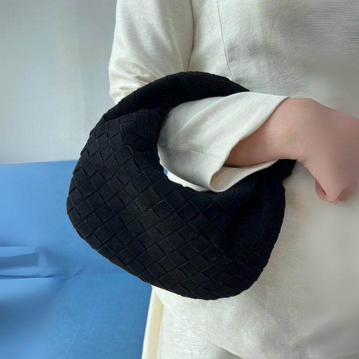 Mia Ledertasche | Geflochtene Damen Sommertasche für den Alltag