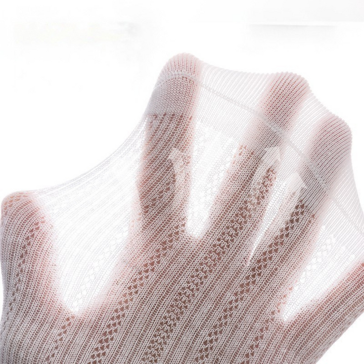 Damen Oktoberfest Socken | Feminine Trachten-Strümpfe mit Lochmuster aus mercerisierter Baumwolle