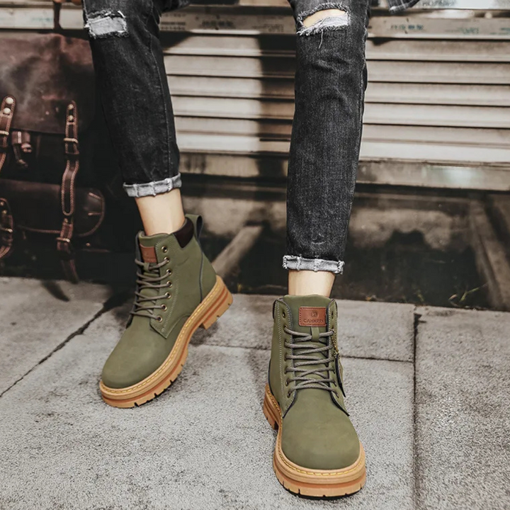 Ultraleichte Delta Stiefeletten für Kalte Tage - Klassische Wasserdichte Schnürstiefel für Herren