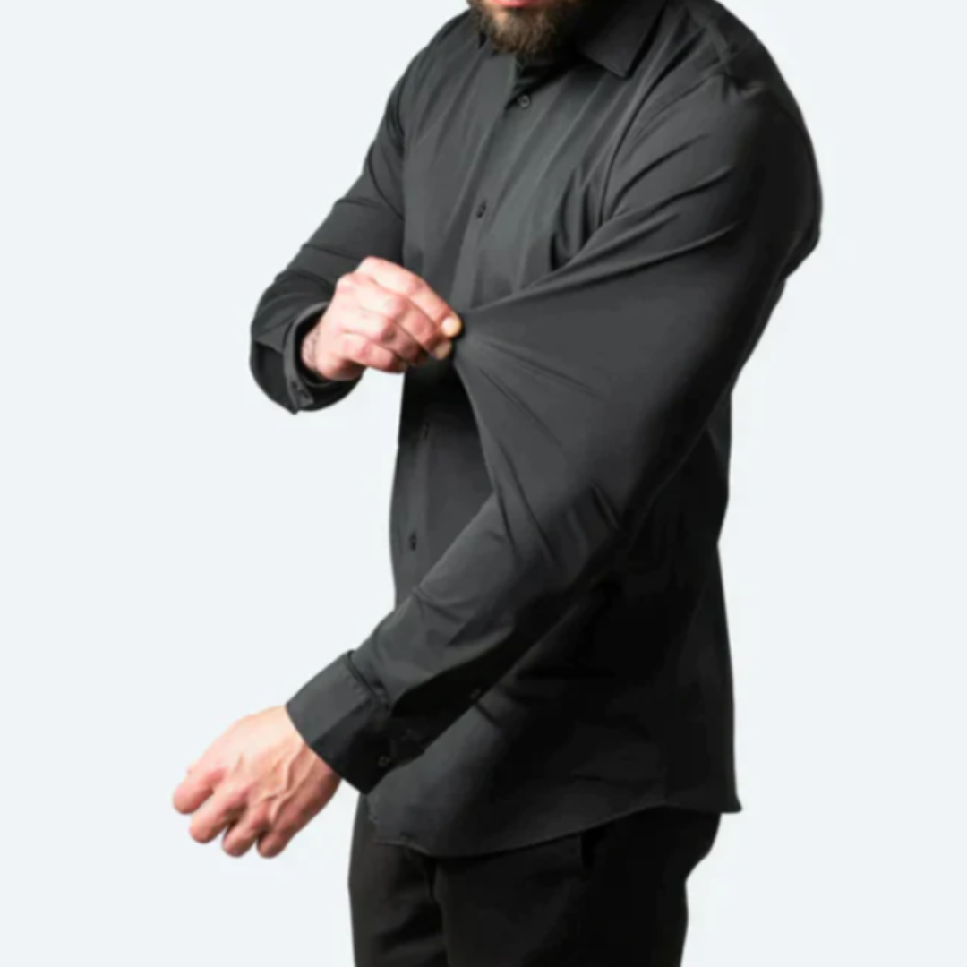 Hugo Stretch Sommerhemd | Bequemes Business Hemd für Männer Mit Super Stretch