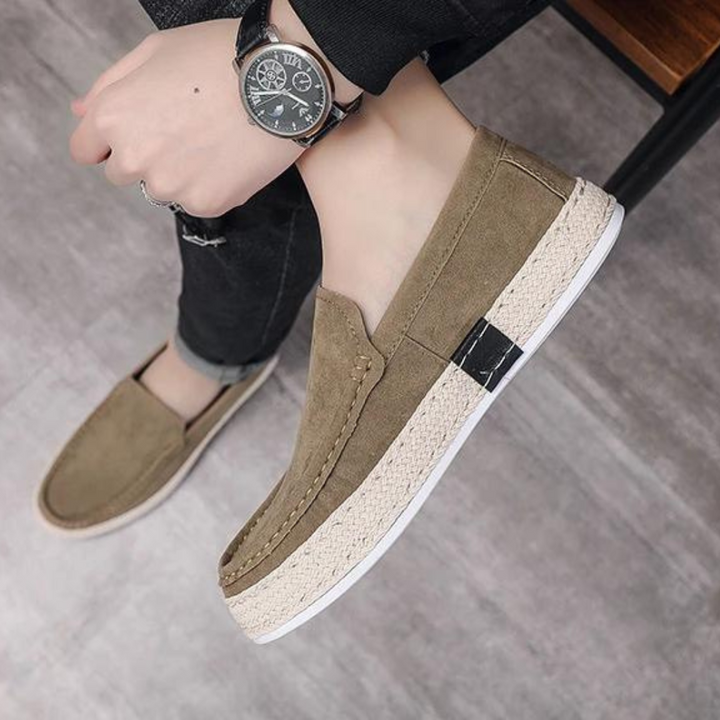 Komfort Loafers | Slipper Loafer für Männer aus Segeltuch
