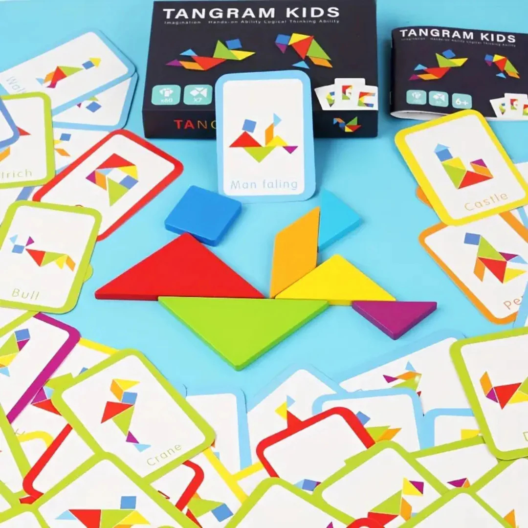 Tangram-Puzzle-Brettspiel