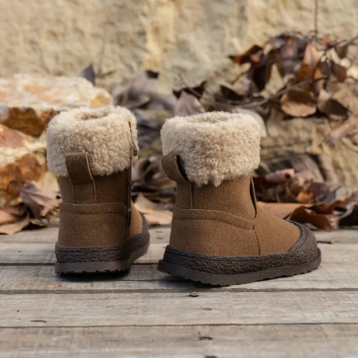 Fleecy Antirutsch Stiefel | Warme gefütterte Winterstiefel für Kinder