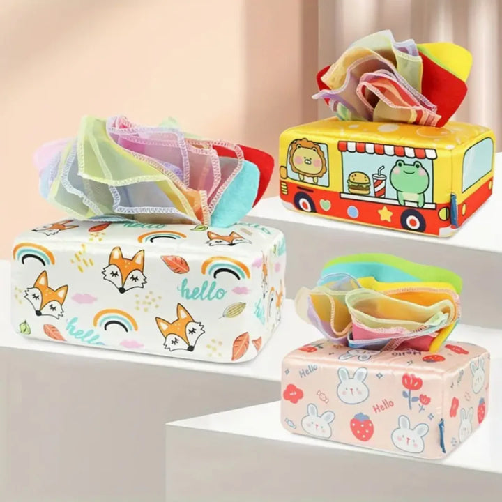 Sensorik-Taschentuchbox