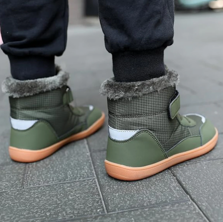 Kinder Winter-Barfußschuhe | Warm & rutschfest für kalte Tage (3–15 Jahre)