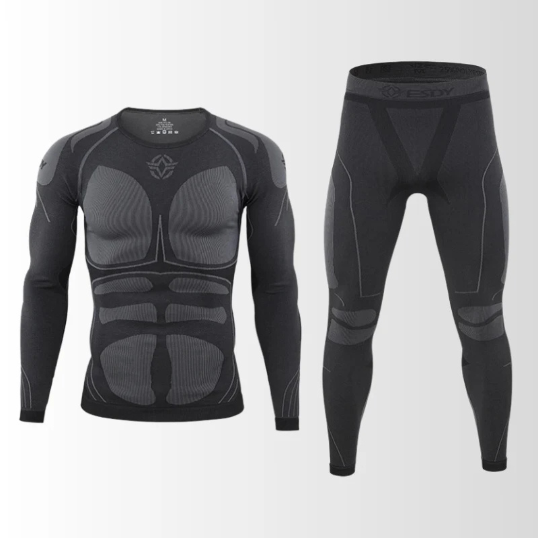 Thermische Funktionsunterwäsche für Herren - Thermo Set für Kalte Tage