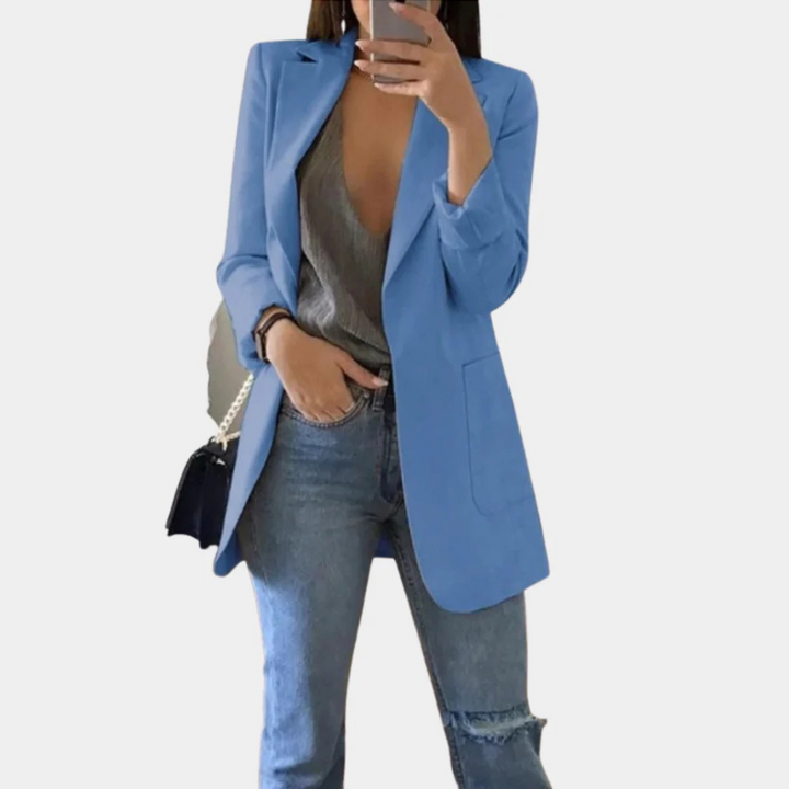 Blazer für den Herbst - Trendy Lange Jacke für Damen