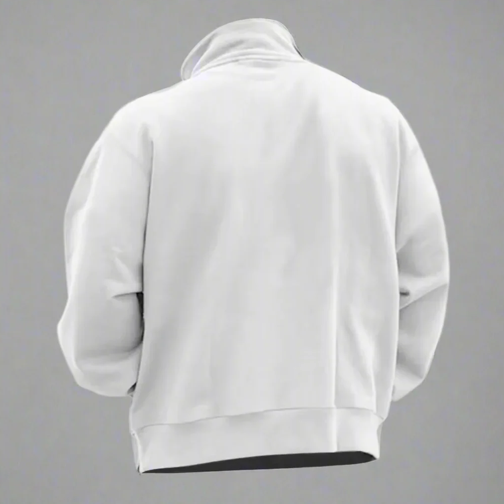 Leichter Winter-Fleecepullover | Stehkragenpullover für kalte Tage