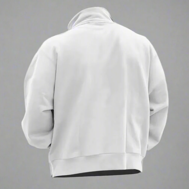 Leichter Winter-Fleecepullover | Stehkragenpullover für kalte Tage