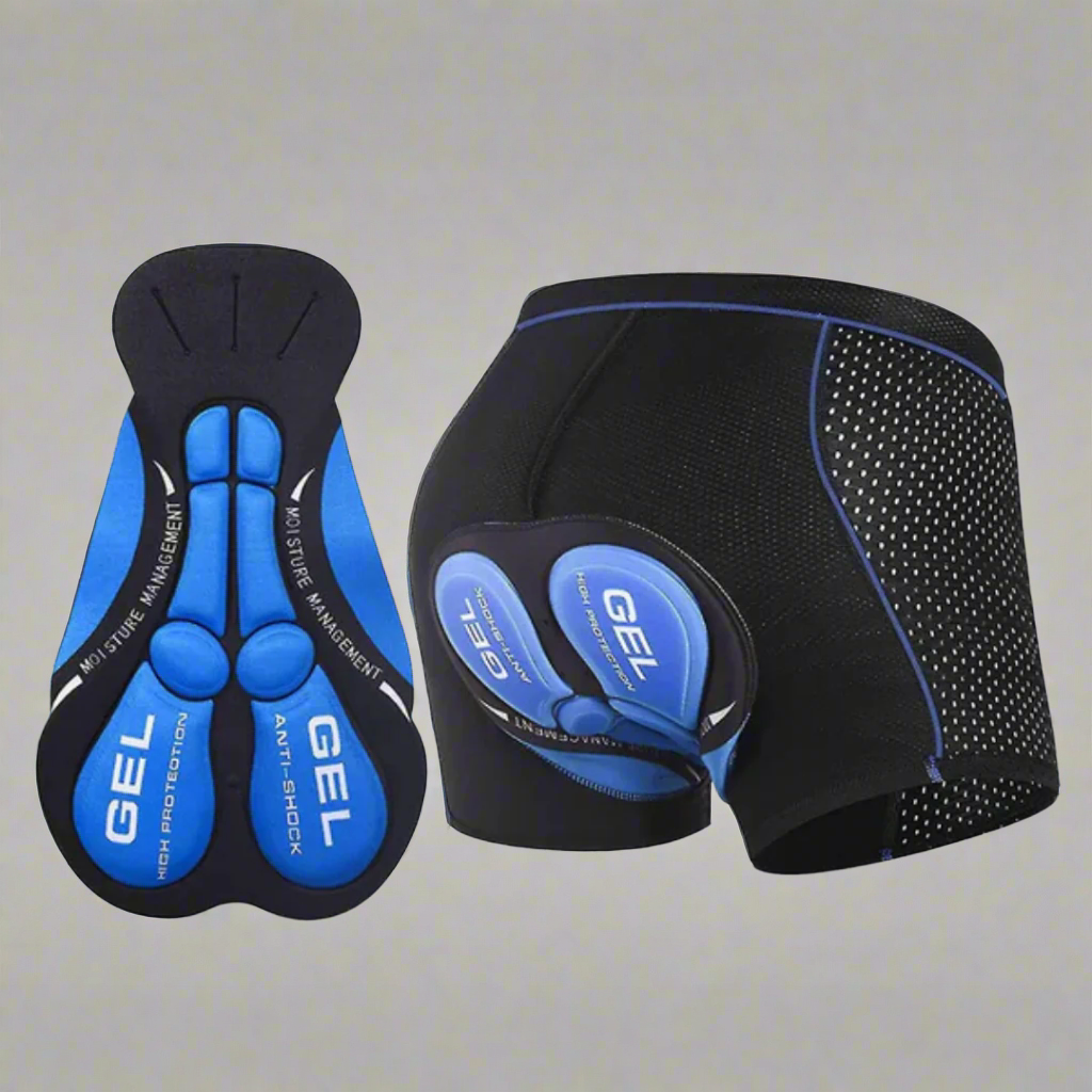 Sommer-Komfort-Fahrradhose | Atmungsaktive und bequeme Radunterhose mit Gel-Polster für lange Fahrten