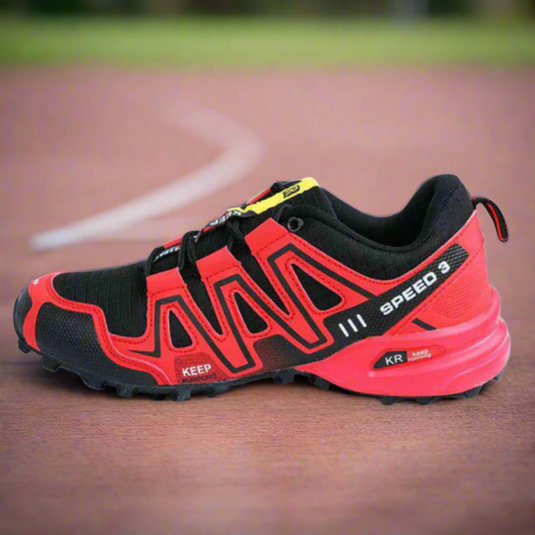 Herren Bergschuhe | Sommerliche Gipfelstürmer Wanderstiefel in Blau und Grün