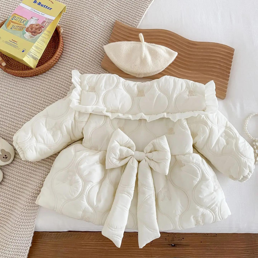 Sweet Baby-Strampler | Weicher und warmer gepolsterter Baby-Strampler mit Schleife