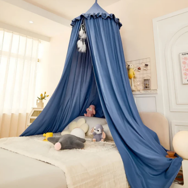 Baldachin Kinderzelt | Traumhaftes Lesenook-Zelt mit Prinzessinnen-Design für Kinder