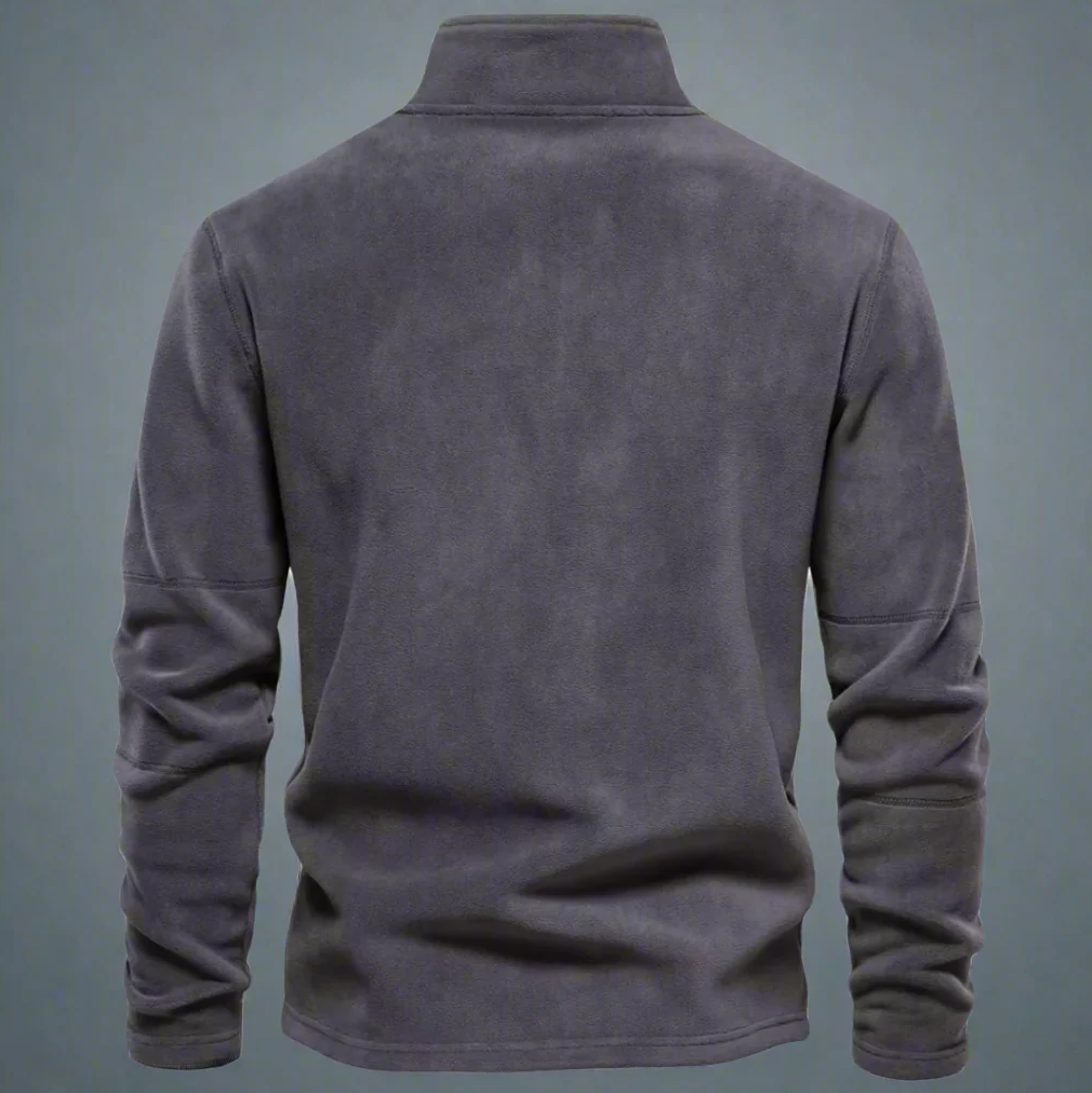Fleece Pullover Herren | Kuscheliges Design mit halbem Reißverschluss