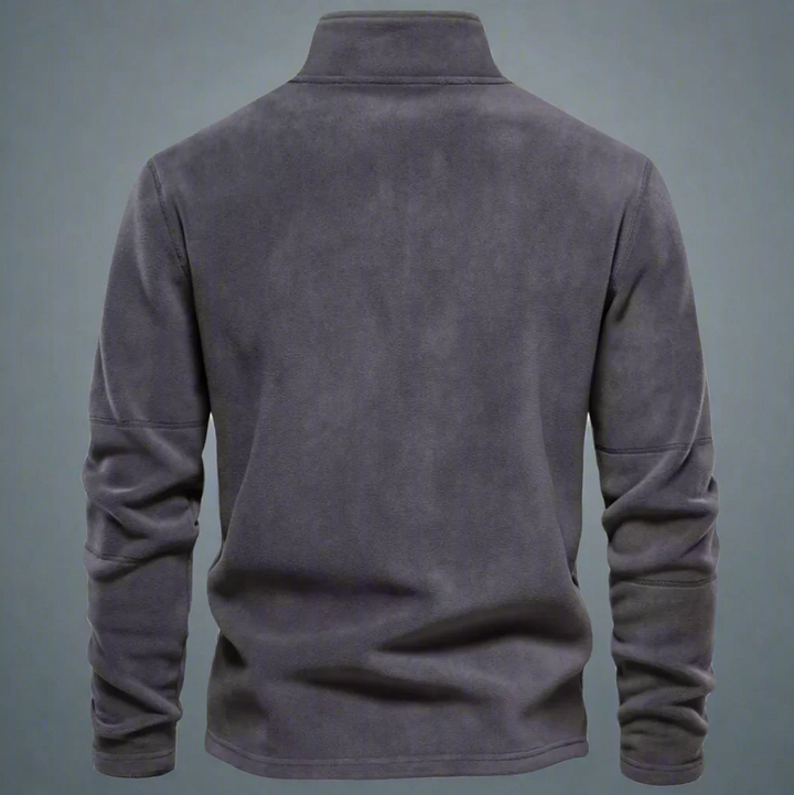 Fleece Pullover Herren | Kuscheliges Design mit halbem Reißverschluss