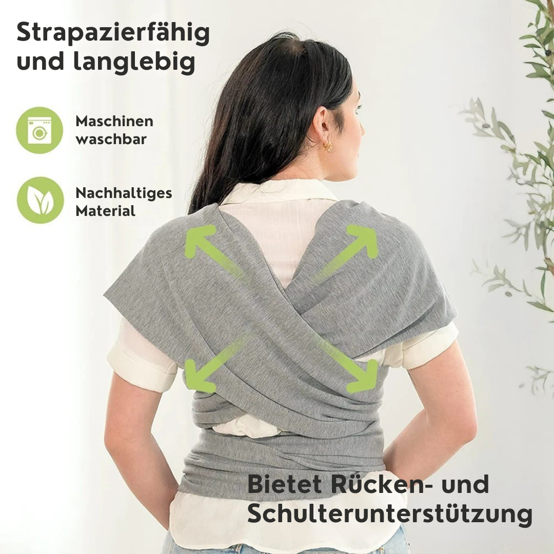 Babytrage | Rückenschonendes Babytragetuch
