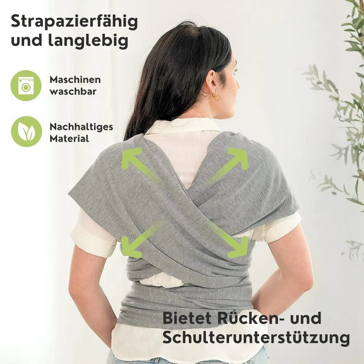 Babytrage | Rückenschonendes Babytragetuch