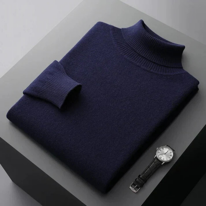 Rollkragenpullover für den Herbst - Premium Kaschmir-Pullover für Herren
