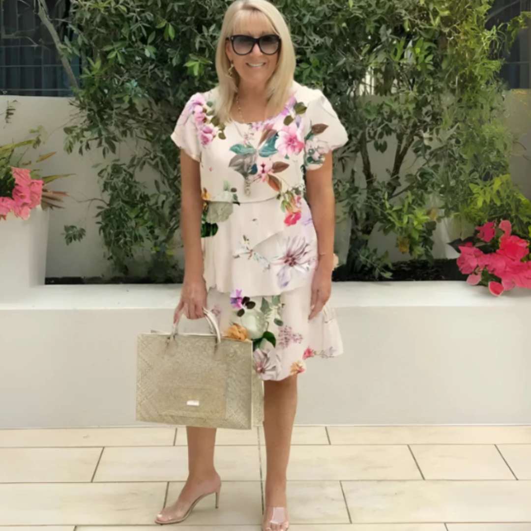 Sommerkleid für Damen – Leichtes, Luftiges Kleid mit Tropenmuster