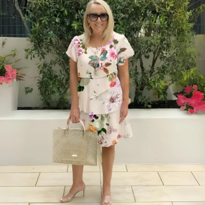 Sommerkleid für Damen – Leichtes, Luftiges Kleid mit Tropenmuster