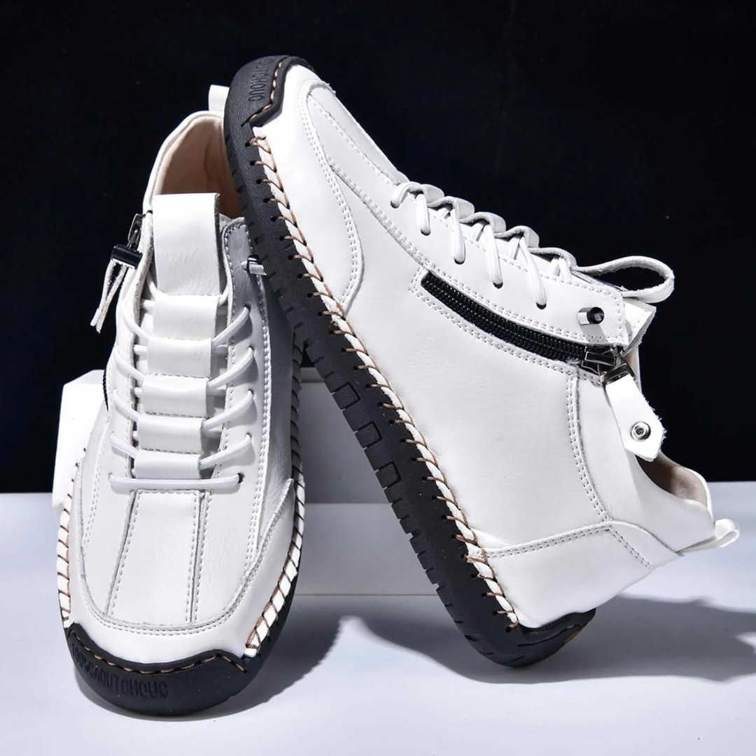 Michael Oktoberfest Turnschuhe | Moderne Trachten-Stiefeletten aus Kunstleder für Herren