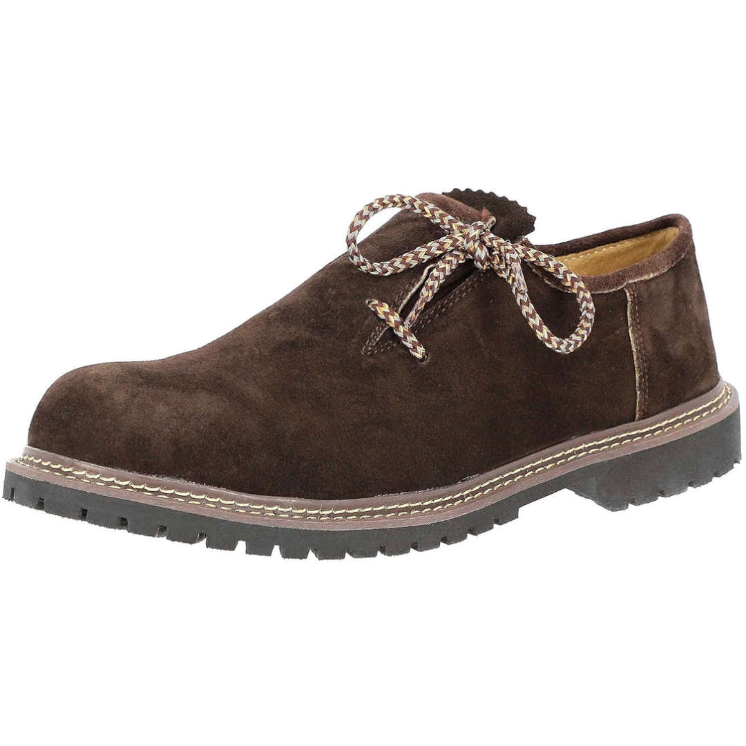 Michael Oktoberfest Haferlschuhe | Klassische Trachten-Halbschuhe aus Rindswildleder für Herren