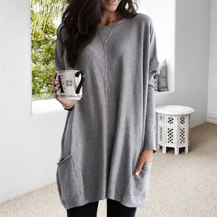 Strickkleid für den Herbst - Stilvolle Lange Pullover-kleid für Damen