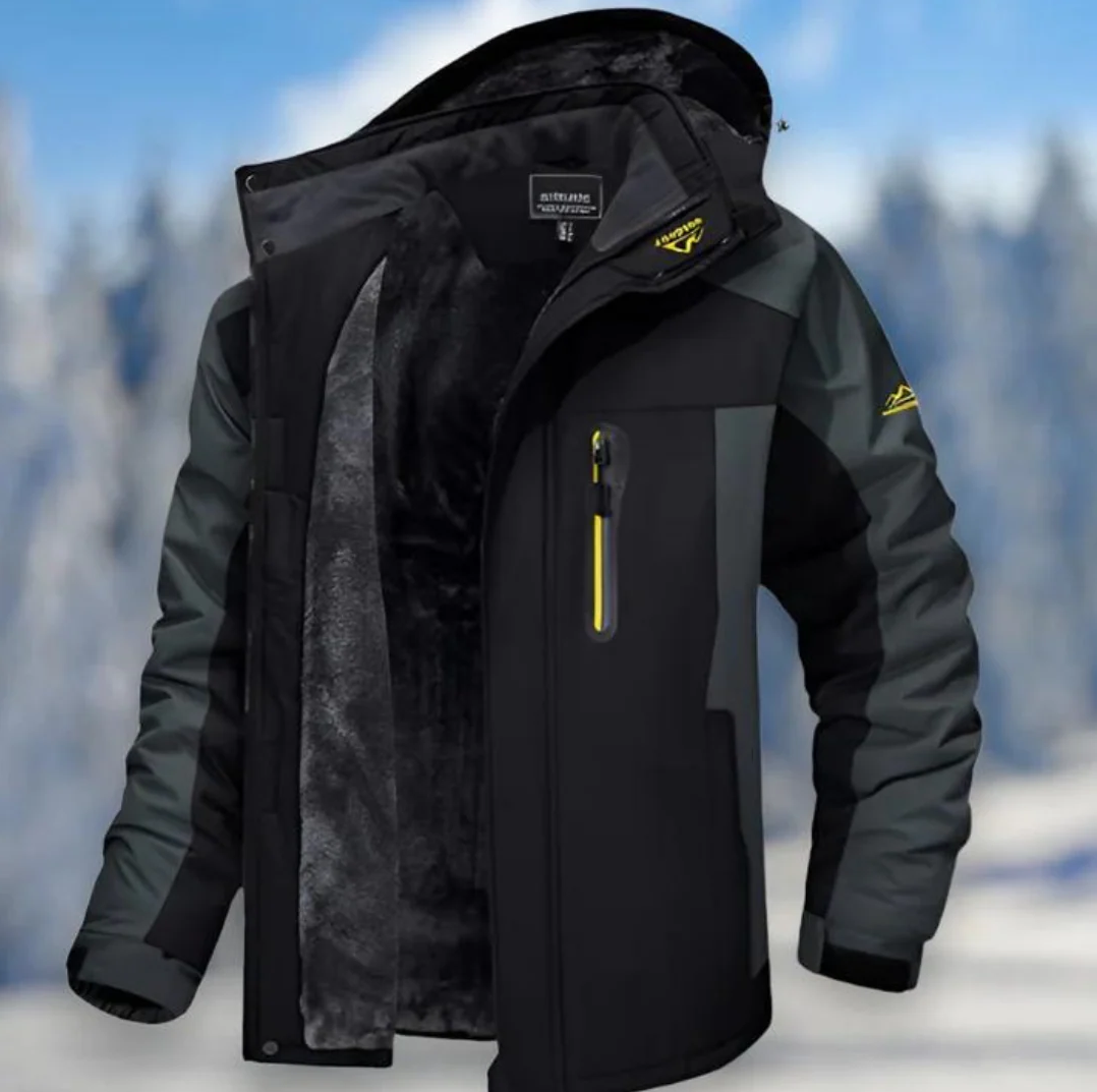 Herren Winterjacke | Leichte Kapuzenjacke für kalte Tage