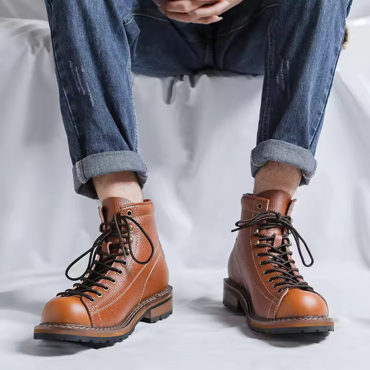Hans Lederstiefel | Traditionelle Oktoberfest Schuhe aus Leder für Herren