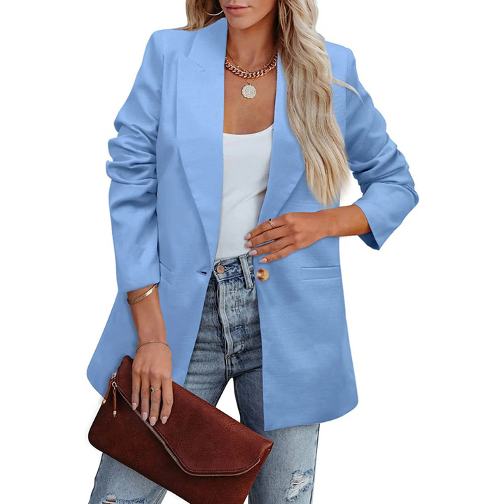 Blazer für den Herbst - Oversized Blazer mit Taschen für Damen