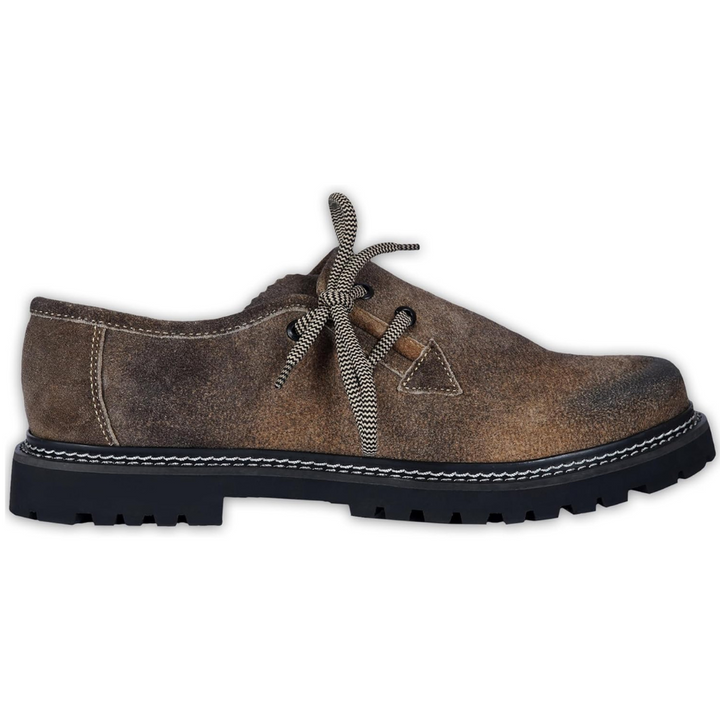 Dieter Oktoberfest Haferlschuhe | Premium Trachten-Halbschuhe aus Wildlederlook für Herren