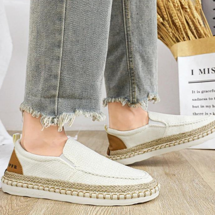 Nico Loafers | Atmungsaktive Slip-On-Loafer aus Canvas mit leichtem Design