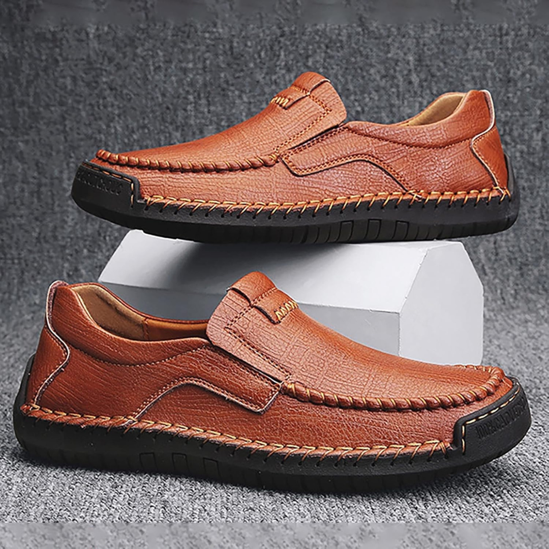 Johann Oktoberfest Loafer | Bequeme Trachten-Loafer aus Kunstleder für Herren